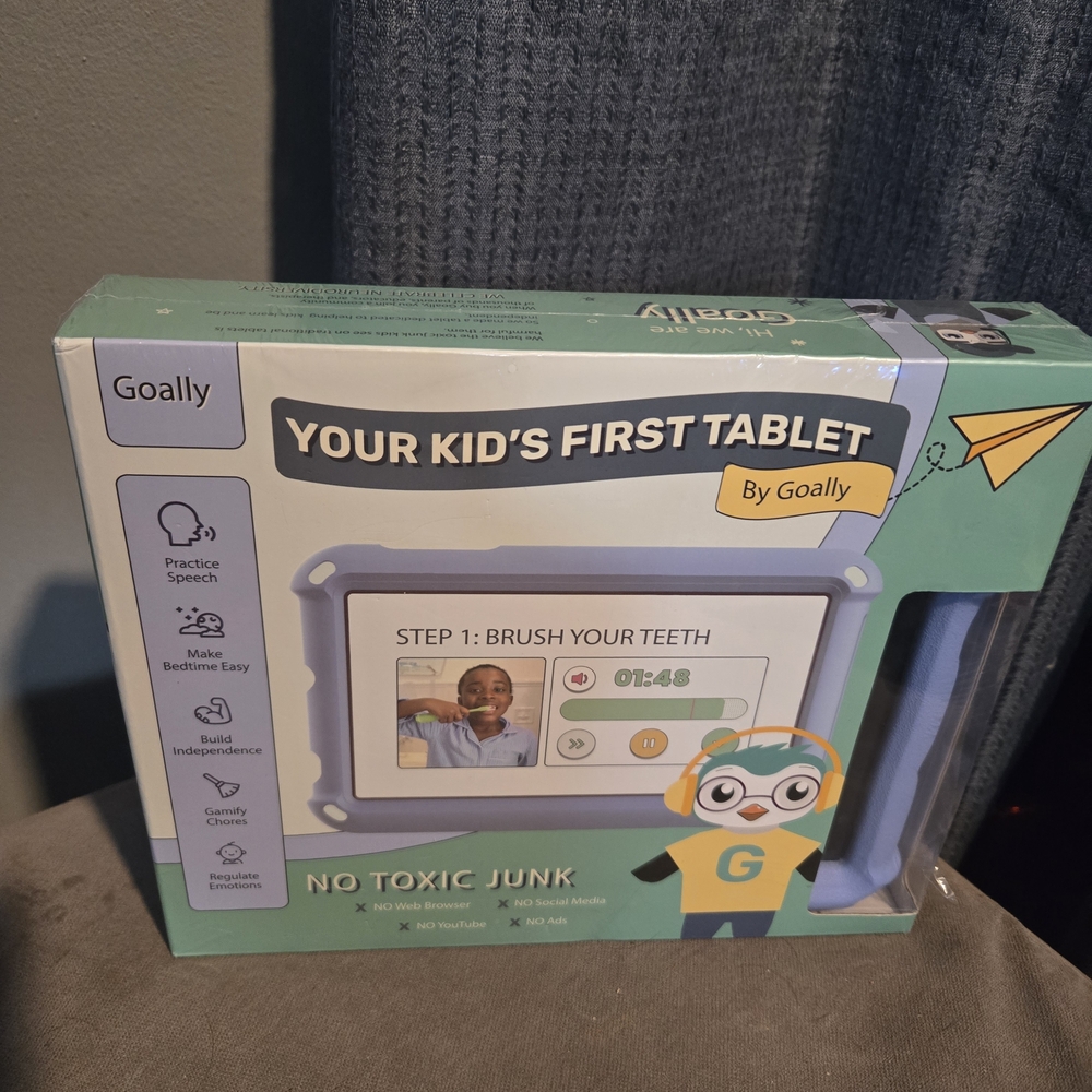 Kids' First Tablet - Blue By Goally Ages 2-8